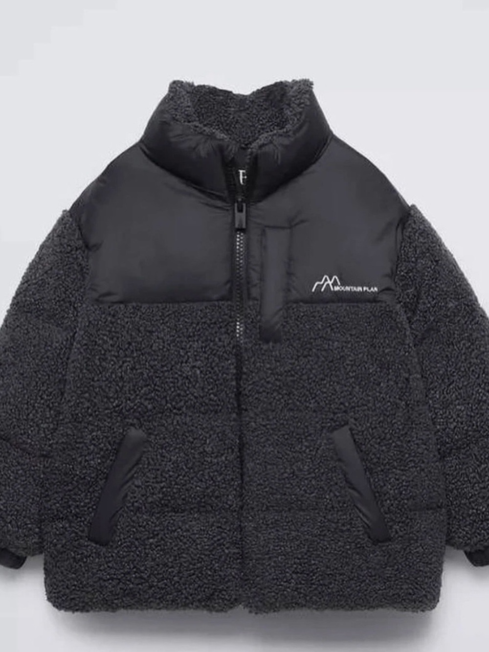 NEW Zara boys size 5 fleece puffer jacket